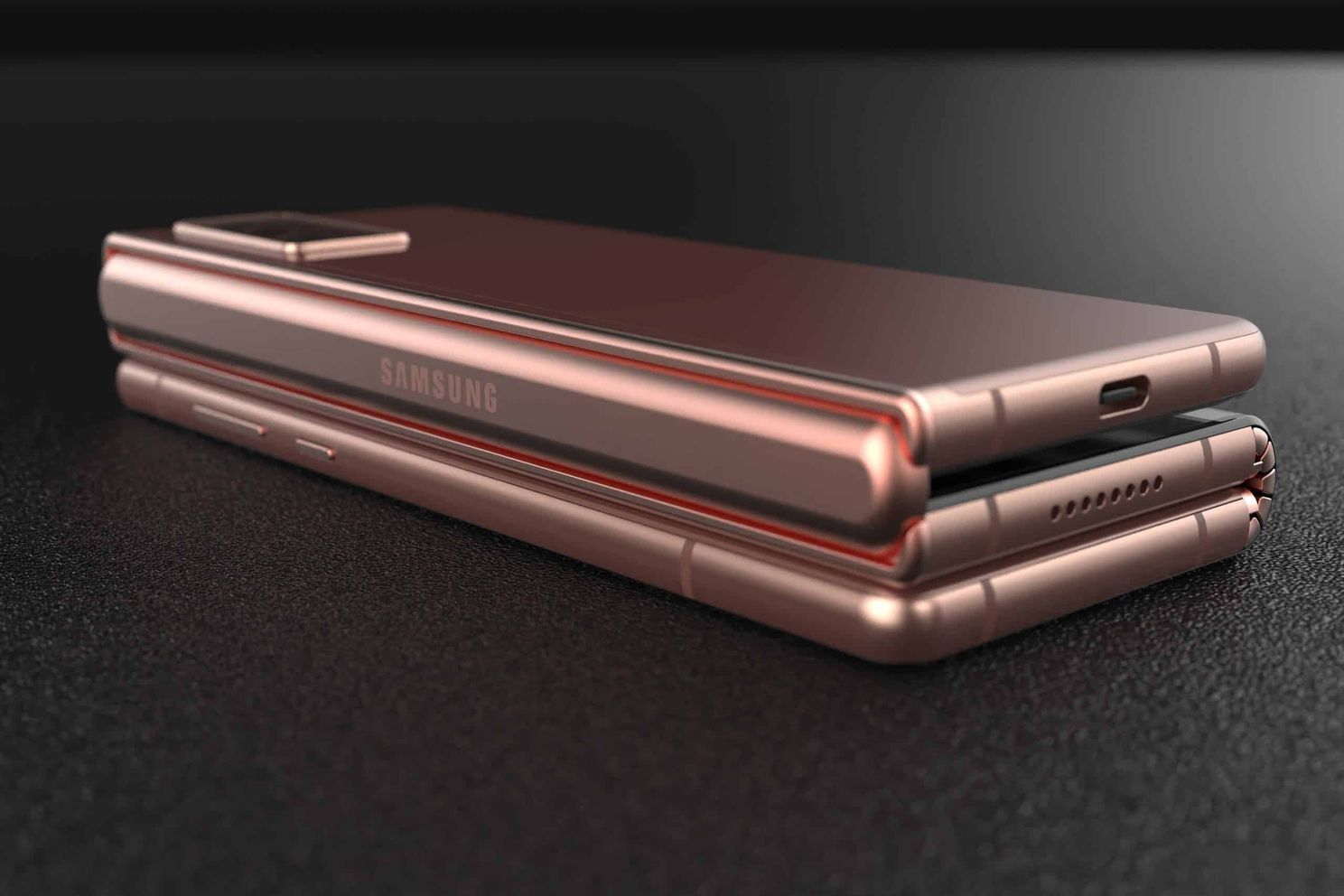 High-quality images of the possible Galaxy Z Fold 3 with sliding keyboard