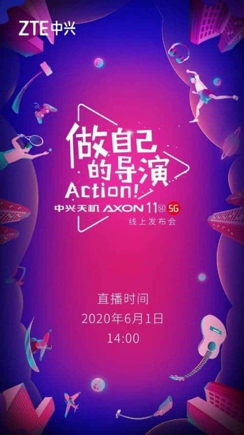 ZTE Axon 11 SE is coming on June 1 with MediaTek Dimensity 800 SoC