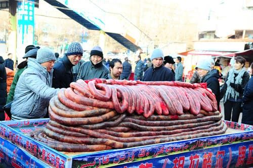 Vegetarians and Horse Lovers Beware This is One Monster Sausage!