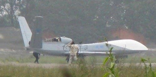 Chinese Military Drone Crash in Huining