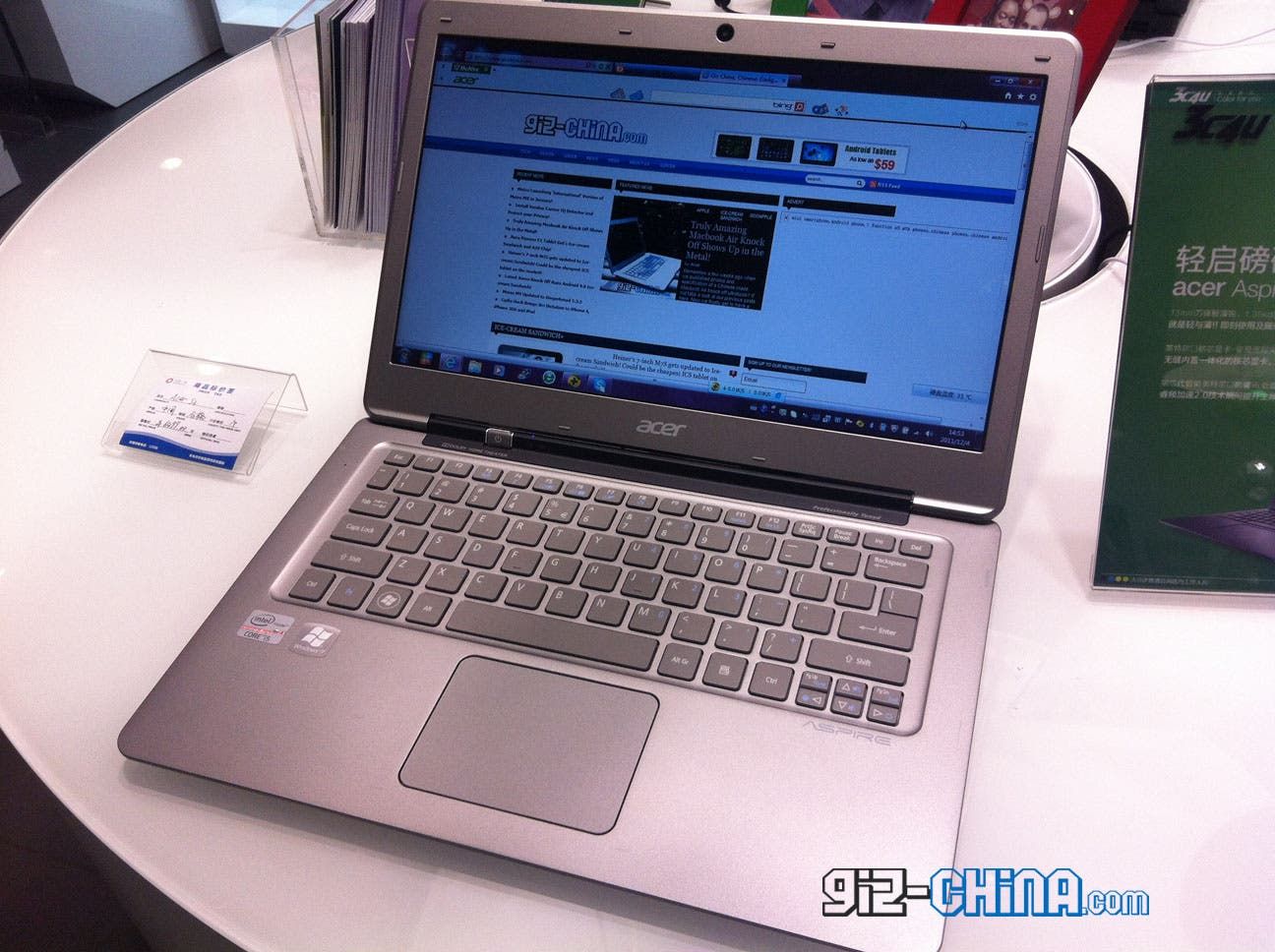Acer Aspire S3 Ultrabook Hands On
