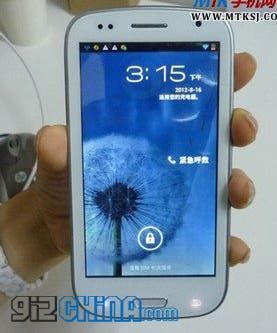 Galaxy S3 clone MTK6577 with 4.5 inch HD Retina display
