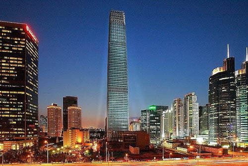 330 Meter Tall World Trade Tower Opens in Beijing