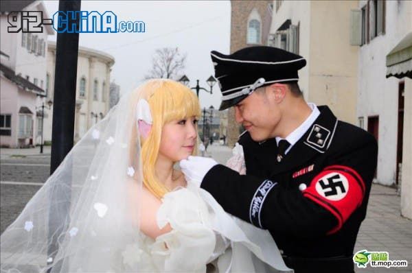 Chinese Nazi Cosplay Marriage!