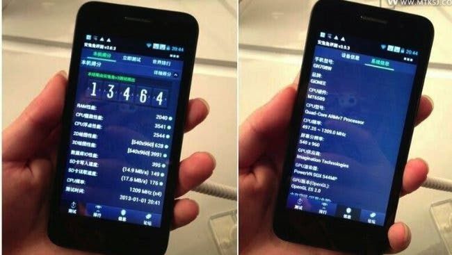 Gionee GN708W is an expensive quad-core MT6859 phone!