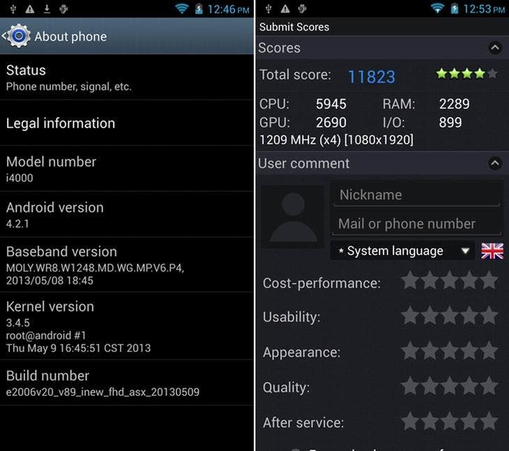 Update! iNew i4000 yet another budget, quad-core 1080 phone available now!