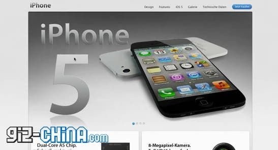 German Apple Fan Fakes iPhone 5 Test Page On Apple's Website!