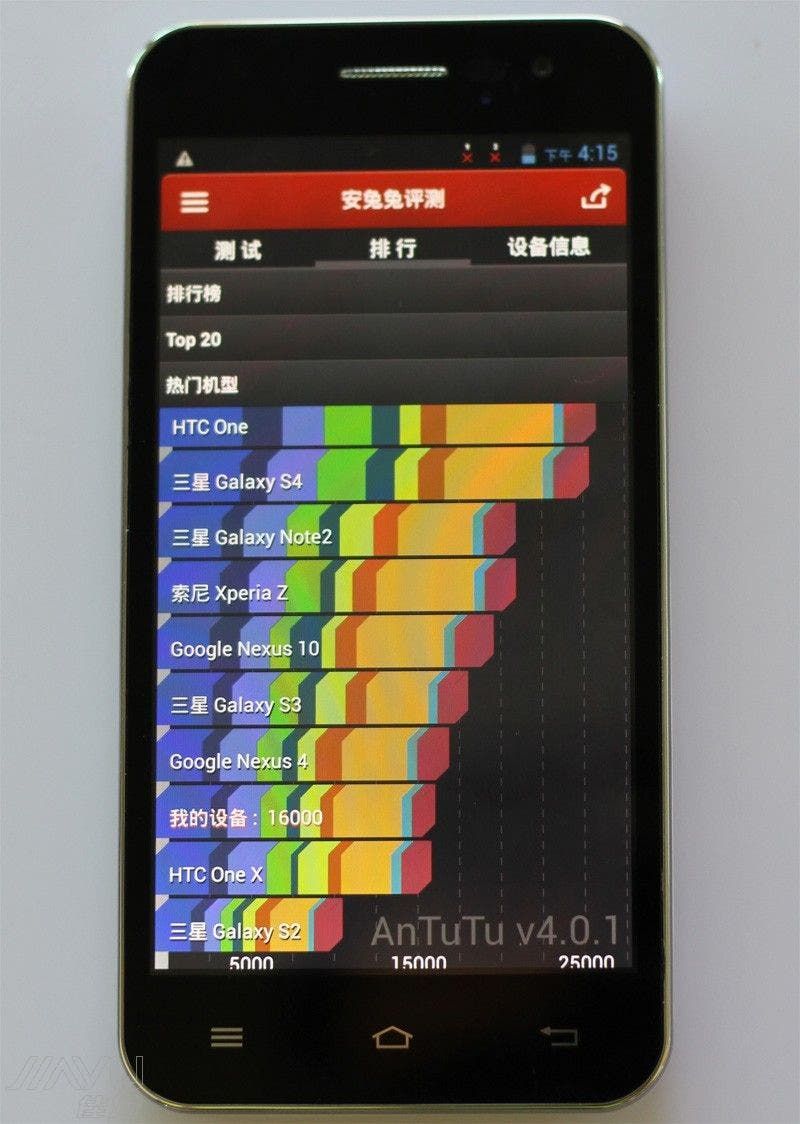 JiaYu entry-level mystery machine Antutu benchmarks are impressive!