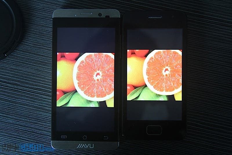 JiaYu G3 Screen Vs JiaYu G2 Screen Photos