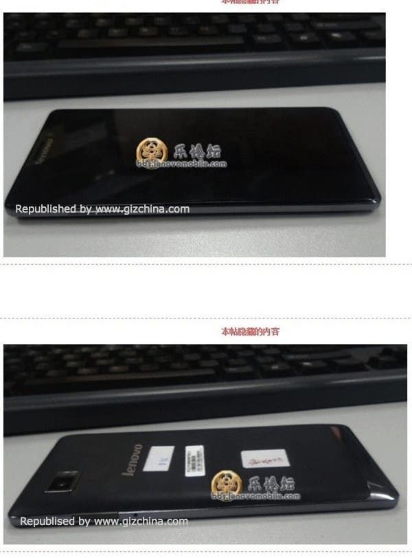 Spy photo: Lenovo K6 is a dual SIM, Snapdragon 800 flagship smartphone!