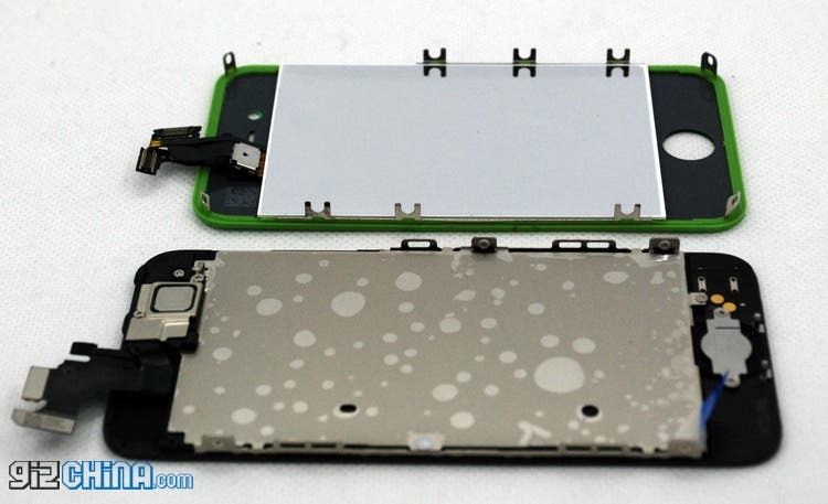 New iPhone 5 side by side with iPhone 4S