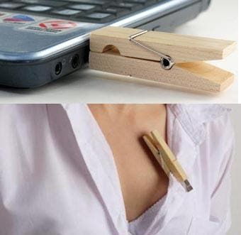 Clothes Peg USB: Where would you clip it?
