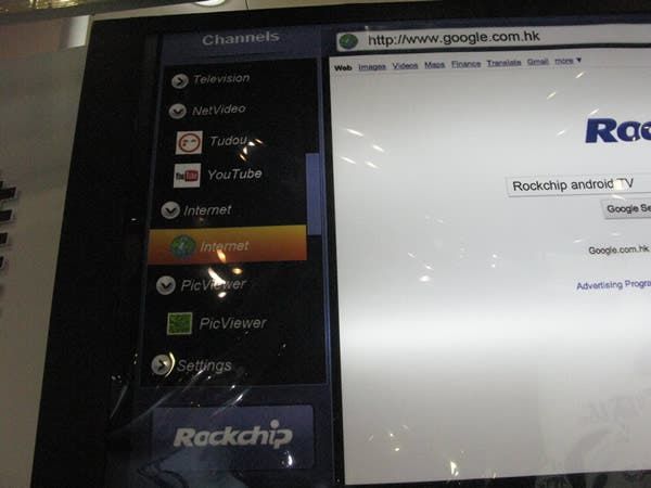 Rockchips R-Box Google TV Running Android 2.3 With Wiimote