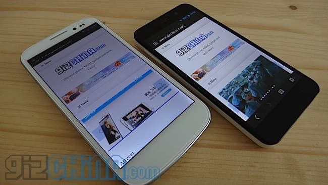 JiaYu G4 next to the UMi X2