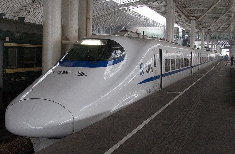 Chinese Trains Aim To Beat the TGV in 2011