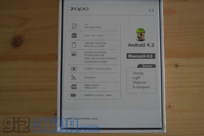 GizChina first: Zopo C3 hands on photos