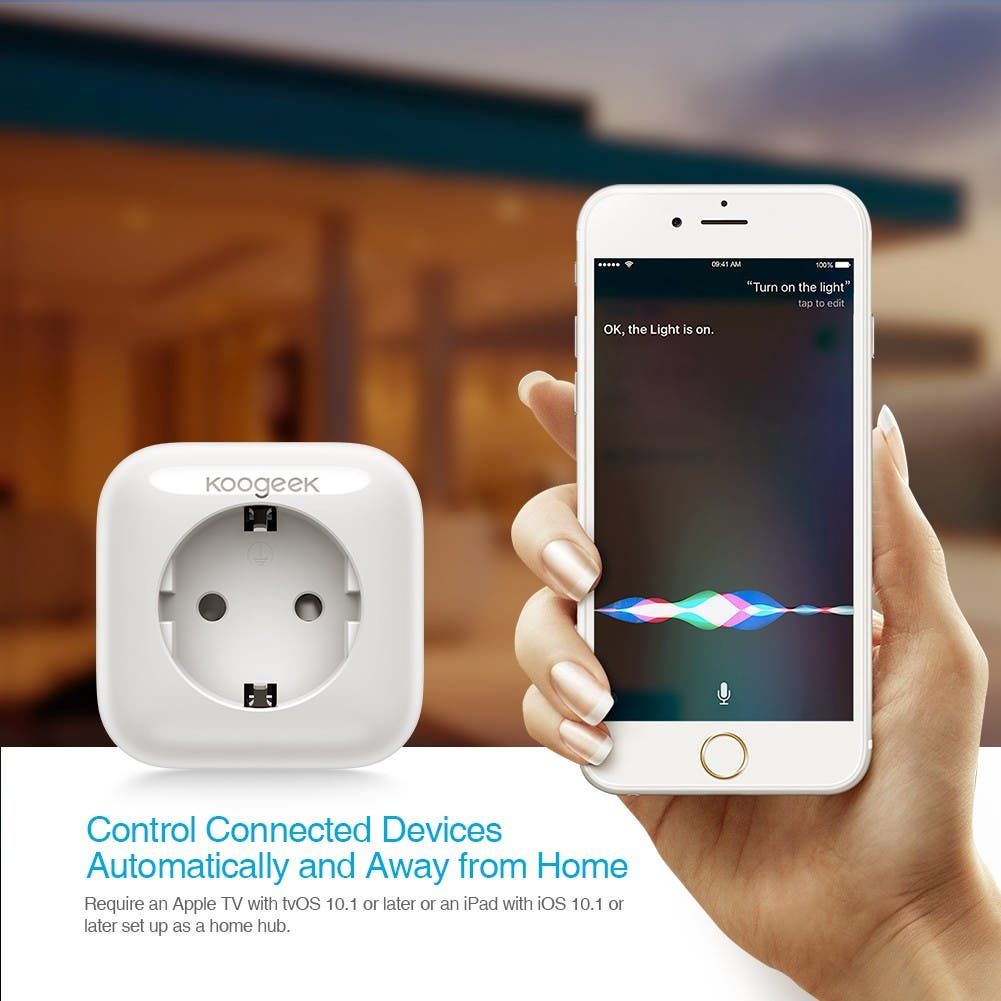 Koogeek Wi-Fi Enabled Smart Plug with Apple HomeKit Support gets Discounted