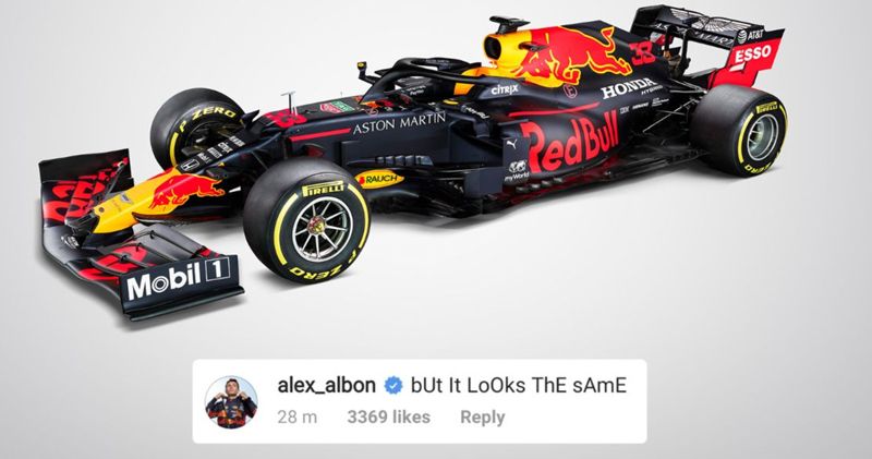 Alex Albon grapt over RB16: 'bUt It loOks ThE sAmE'