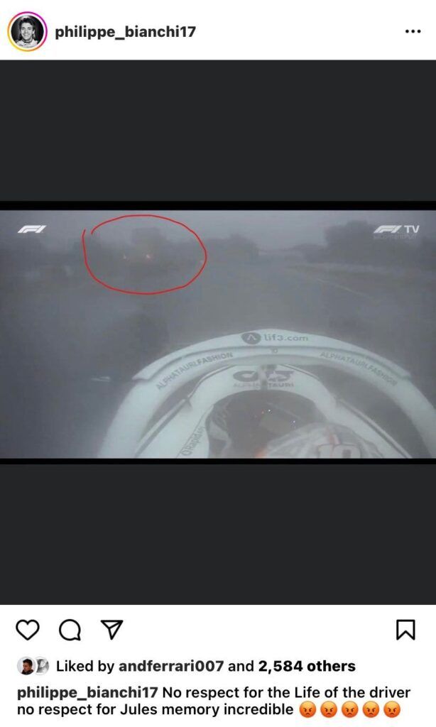 Vader Jules Bianchi reageert op tractor-moment in Japan