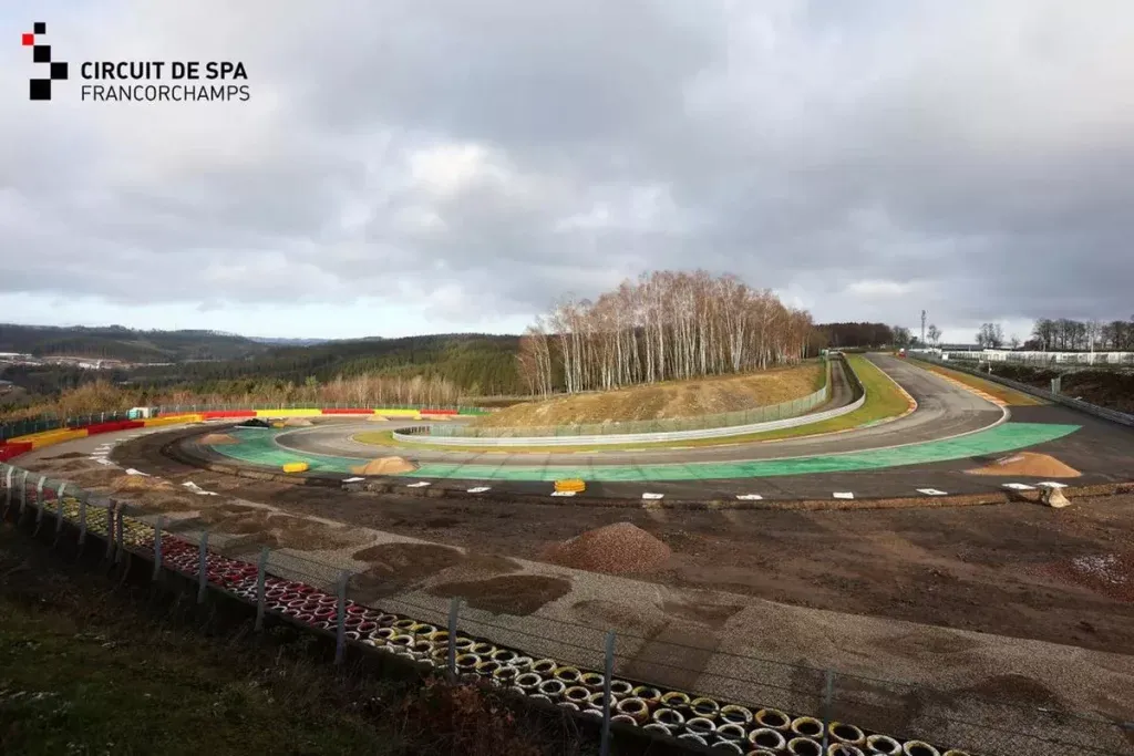 Verbouwingen op Spa-Francorchamps zichtbaar op nieuwe foto's