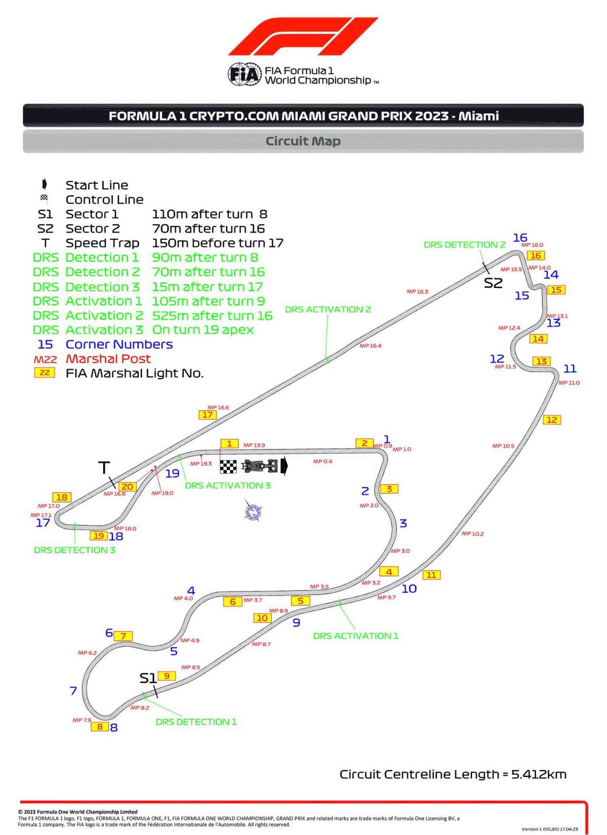 Circuit map