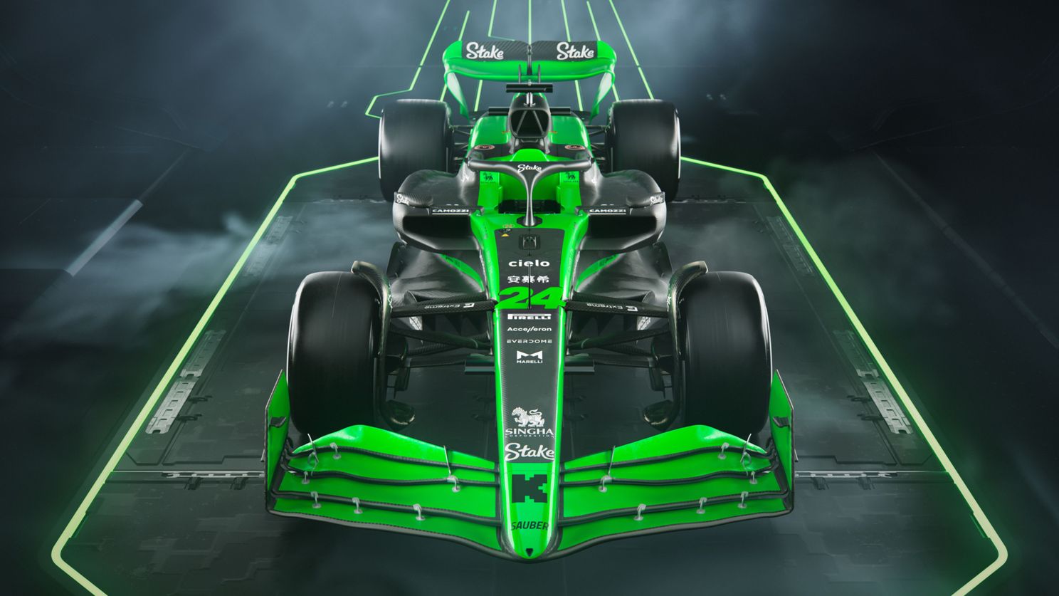 Stake F1 Team Kick Sauber onthult auto voor 2024: dit is de C44