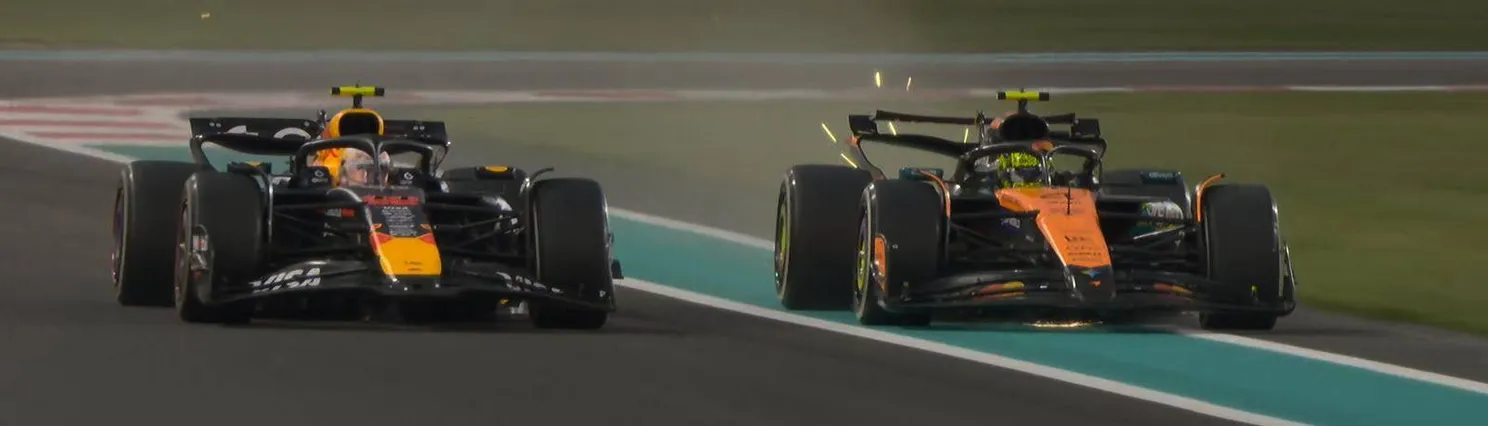 Tsunoda Norris Abu Dhabi McLaren Red Bull FIA