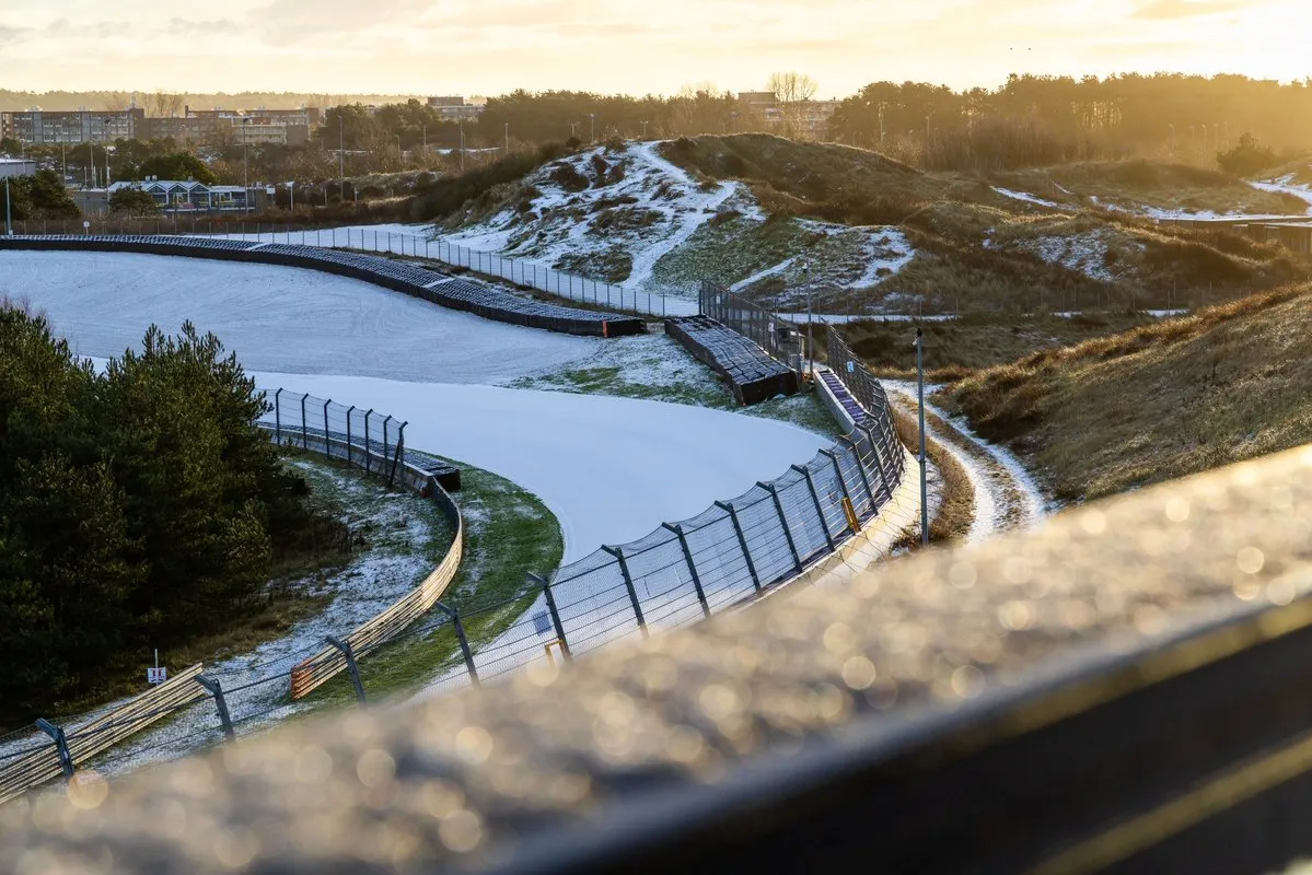 Zandvoort in de sneeuw