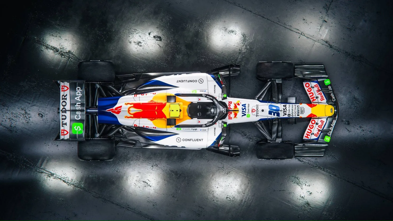 De nieuwe livery van de Racing Bulls-bolide voor 2026