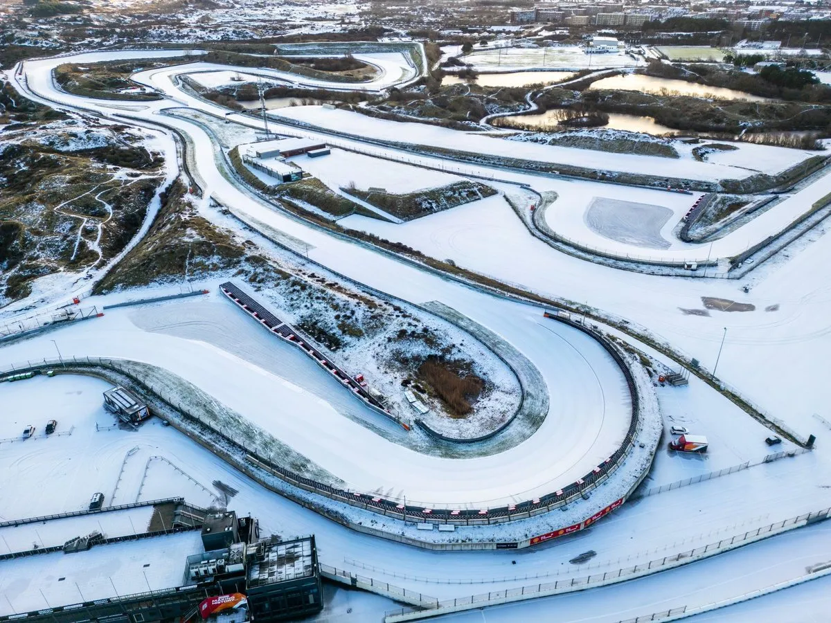 Zandvoort in de sneeuw