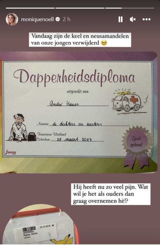 André Hazes en Monique gechoqueerd: zoontje met spoed opgenomen in ziekenhuis