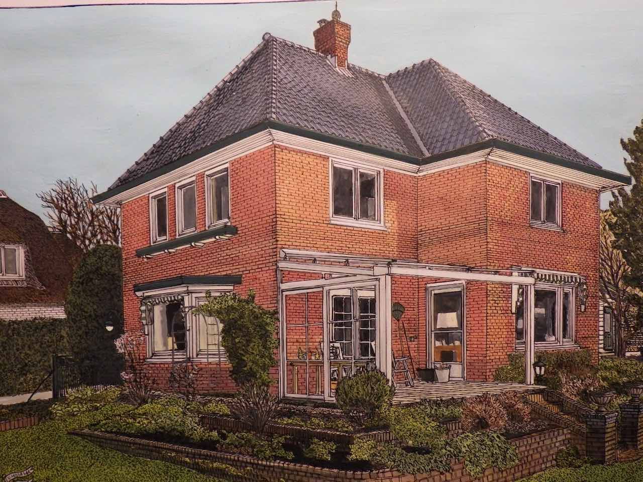 Autistische Kees Momma verkoopt tekening voor dik bedrag