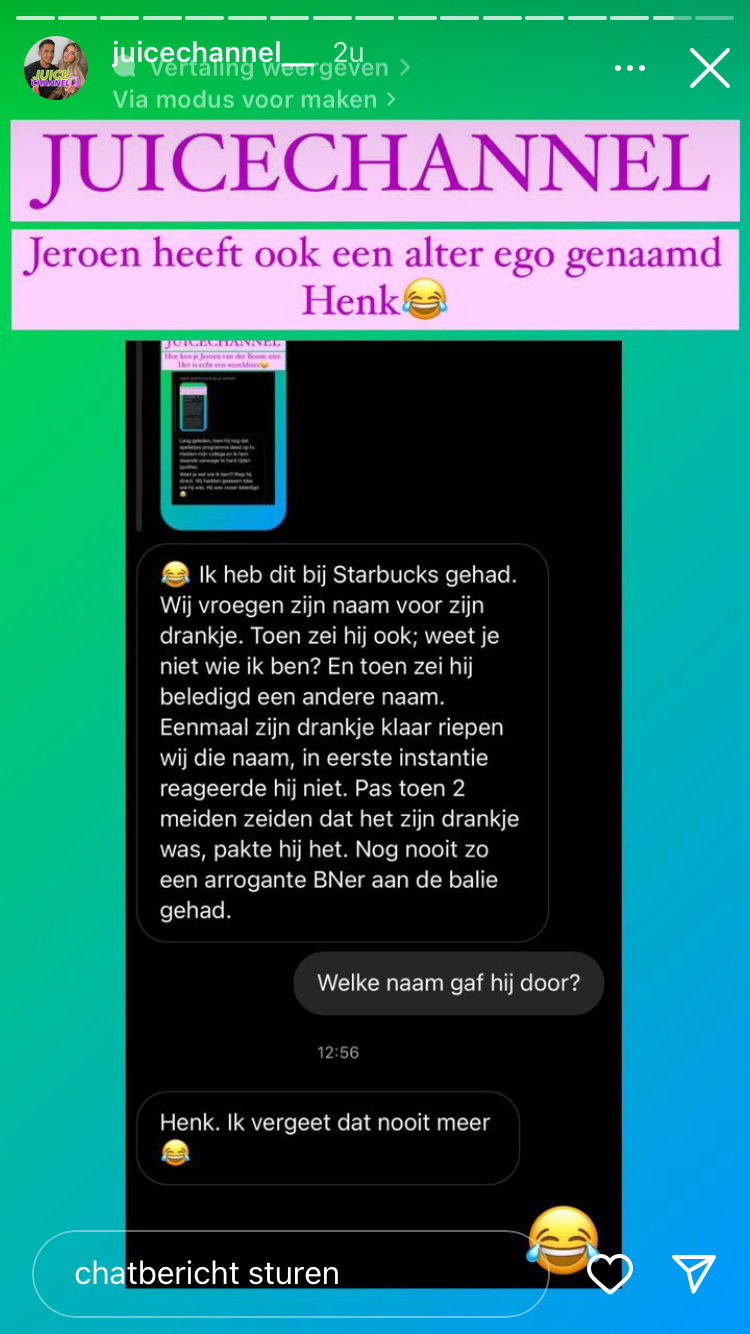 Vrouw Jeroen van der Boom heeft kapsones: 'Weet je wel wie ik ben?'