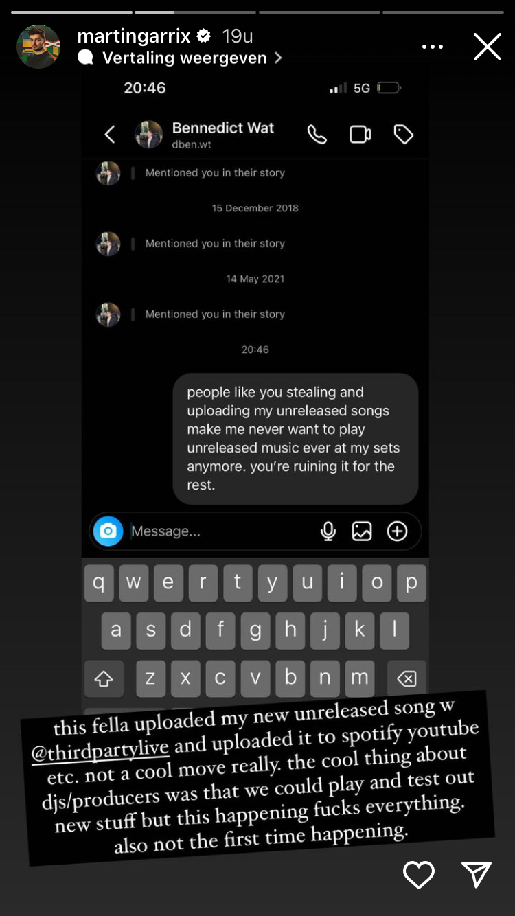 Martin Garrix woedend: 'Dieven!'
