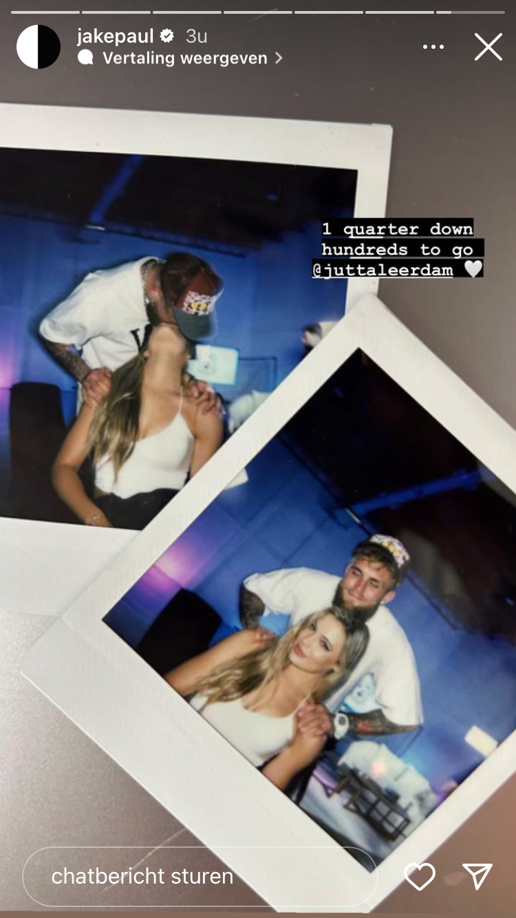 Jutta Leerdam en Jake Paul delen romantische relatie update