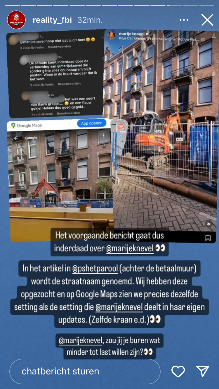 Marije Knevel terroriseert de buurt: 'in een hel door verbouwing'