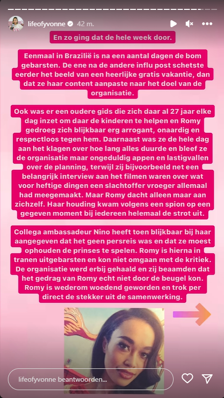 Schaamteloos: Romy Monteiro heeft lak aan misbruikte kinderen