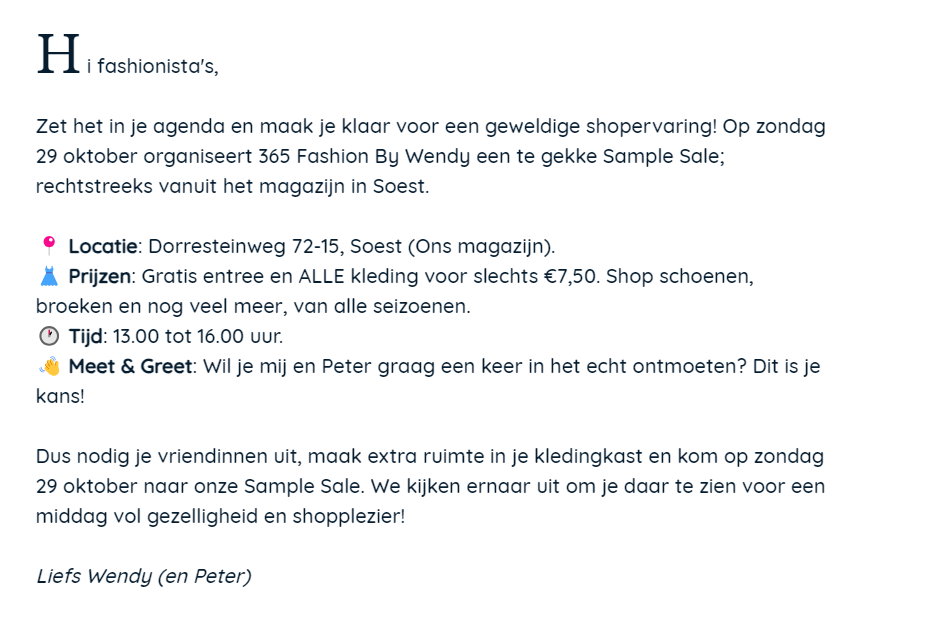 Peter Gillis gaat samen met vriendin kleding verkopen