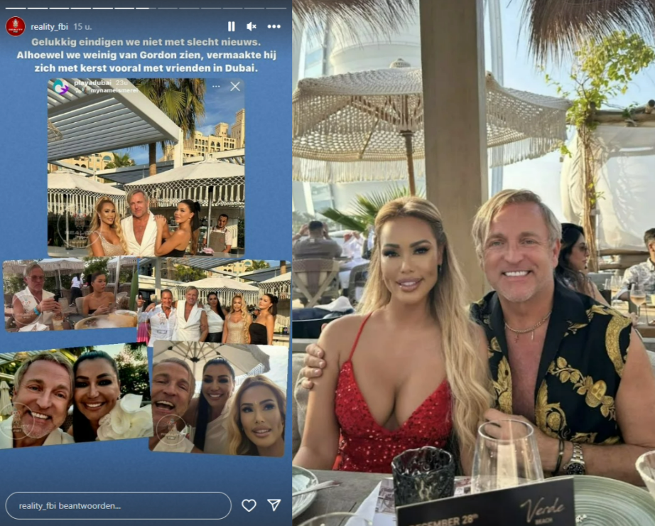 Verontrustende beelden gelekt van Gordon op feestje in Dubai
