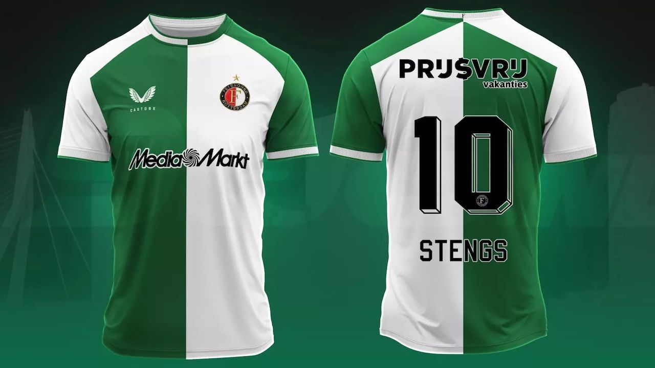 Het nieuwe shirt van Feyenoord uitgelekt (en het is: groen!)