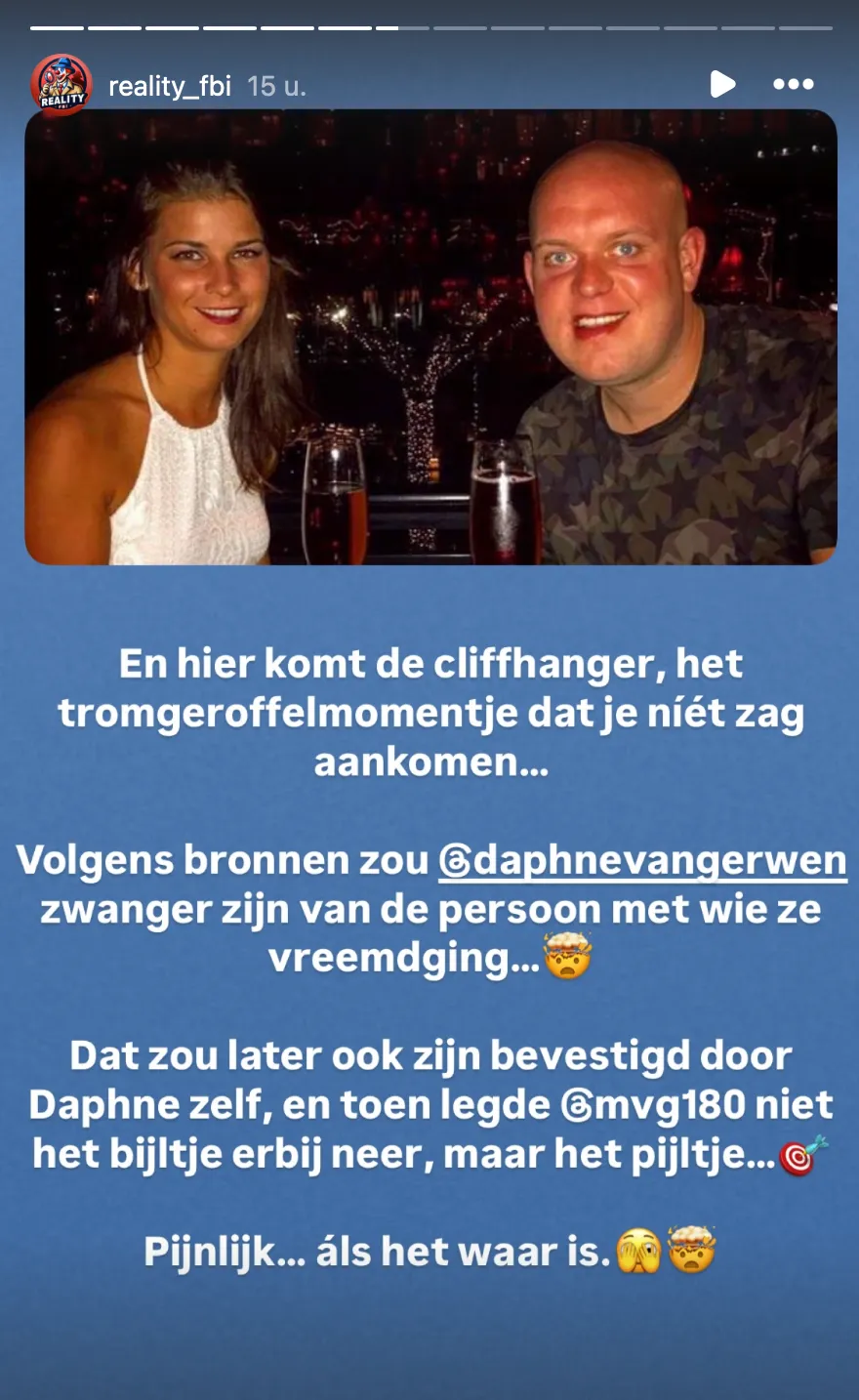 Pijnlijk: Vrouw van Michael van Gerwen ging vreemd en is zwanger