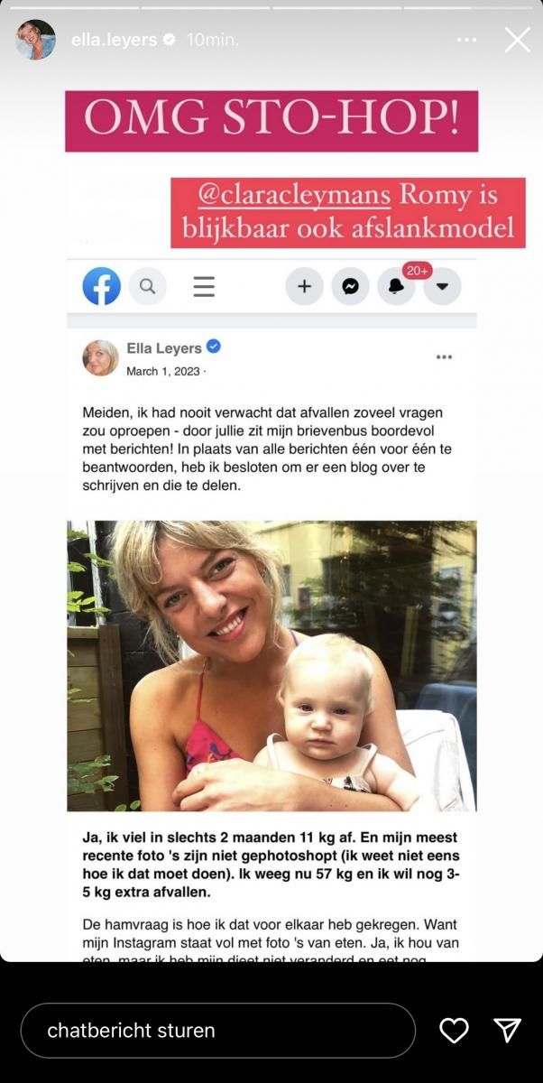Ella Leyers doet vreselijke ontdekking en schrikt zich rot: "OMG sto-hop!"