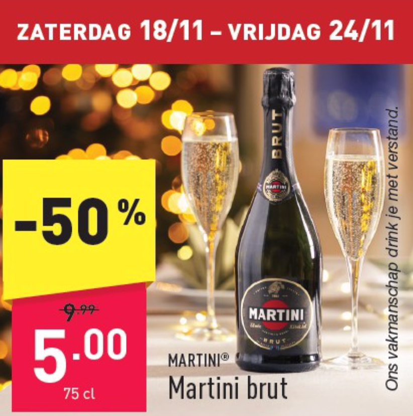 Aldi komt nu al met grote kortingen voor de feestdagen: "Helft van de prijs voor cava van bekend merk"