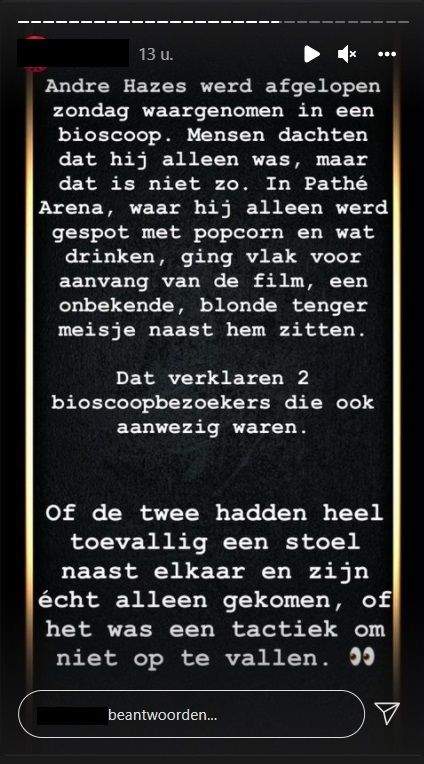 Het blijkt dat André Hazes twee vriendinnen tegelijkertijd heeft