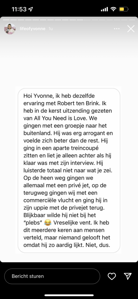 Robert ten Brink de volgende die gecanceld wordt:  'Hij sloeg een gehandicapt persoon'