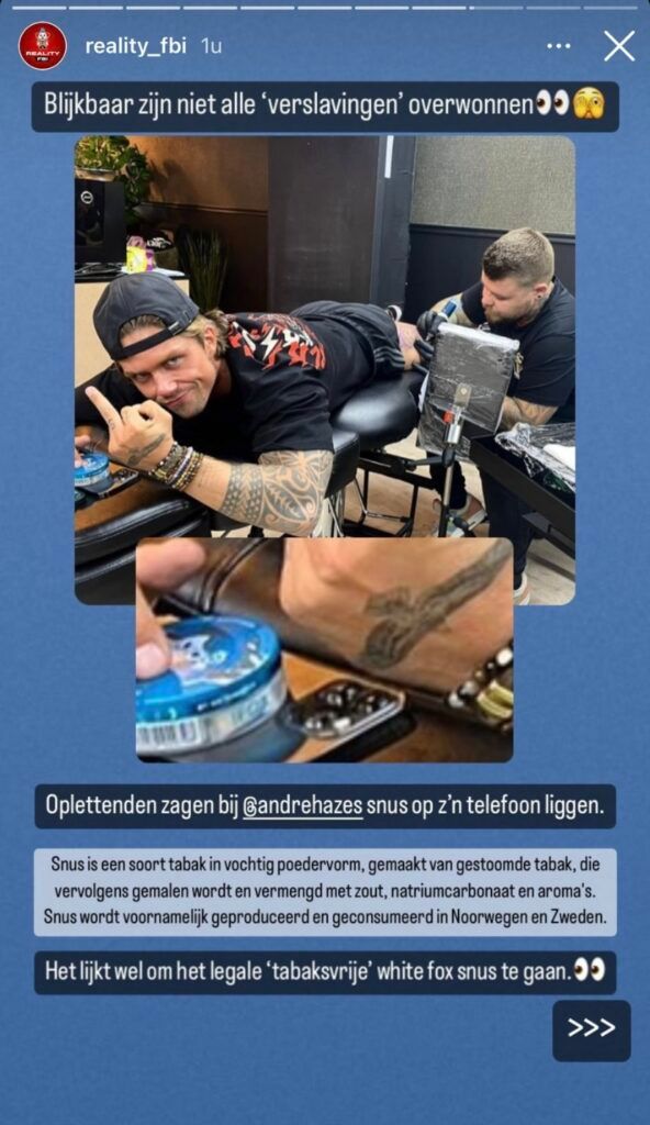 Alweer verslaafd? André Hazes vergeet belangrijk detail weg te laten op foto