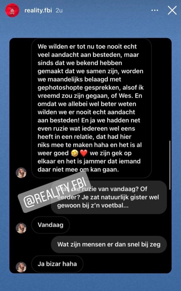 De vriend van Emma Heesters gaat vreemd: gelekte gesprekken
