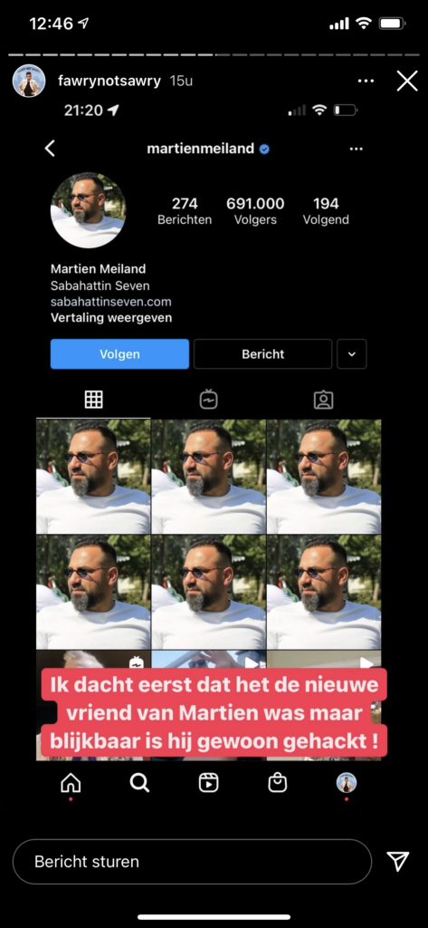 'Martien Meiland laat nieuwe vriend zien'