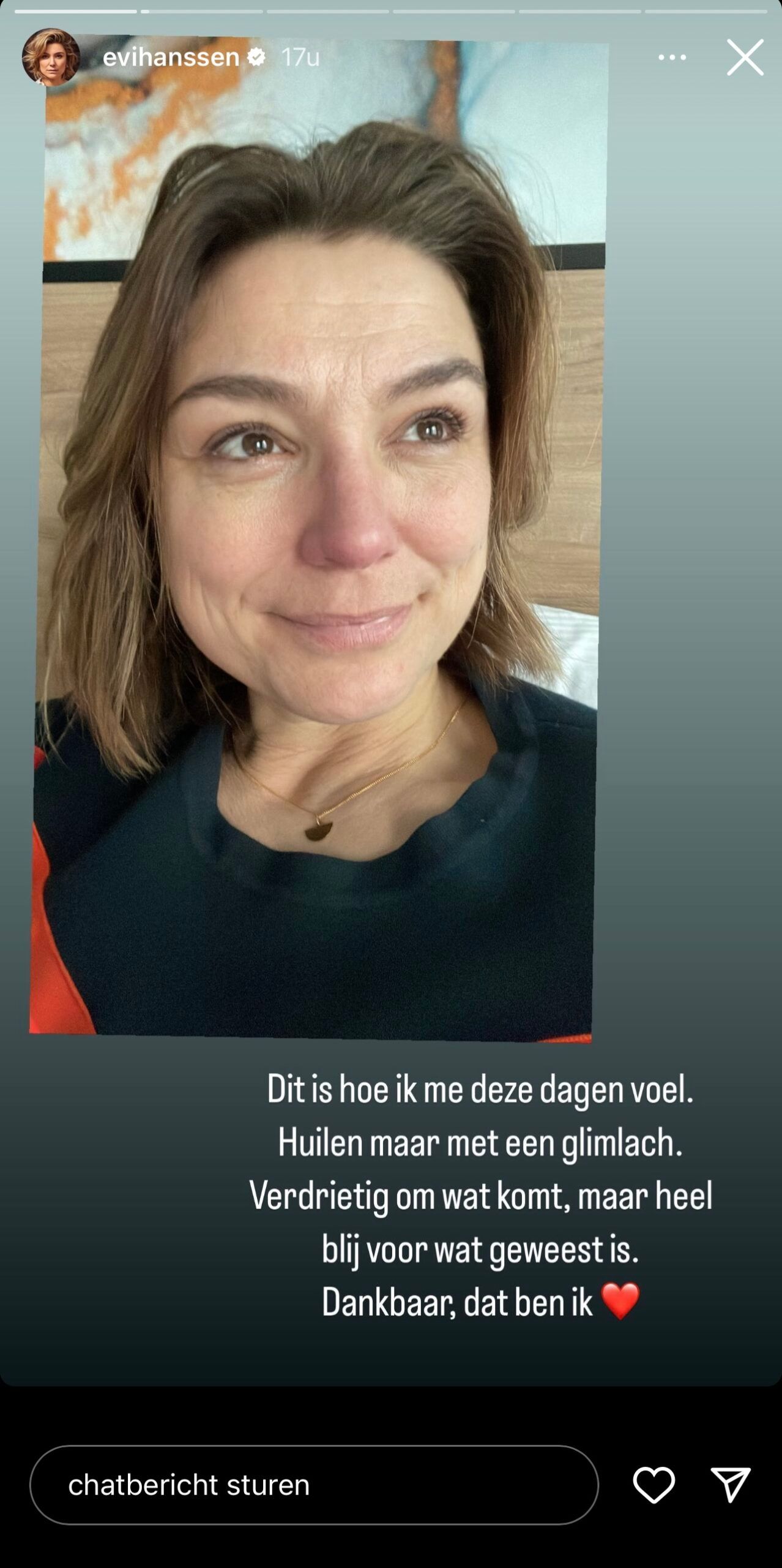 Evi Hanssen deelt hartverscheurend bericht na bezoek aan ongeneeslijk zieke mama:  "Verdrietig om wat komt"