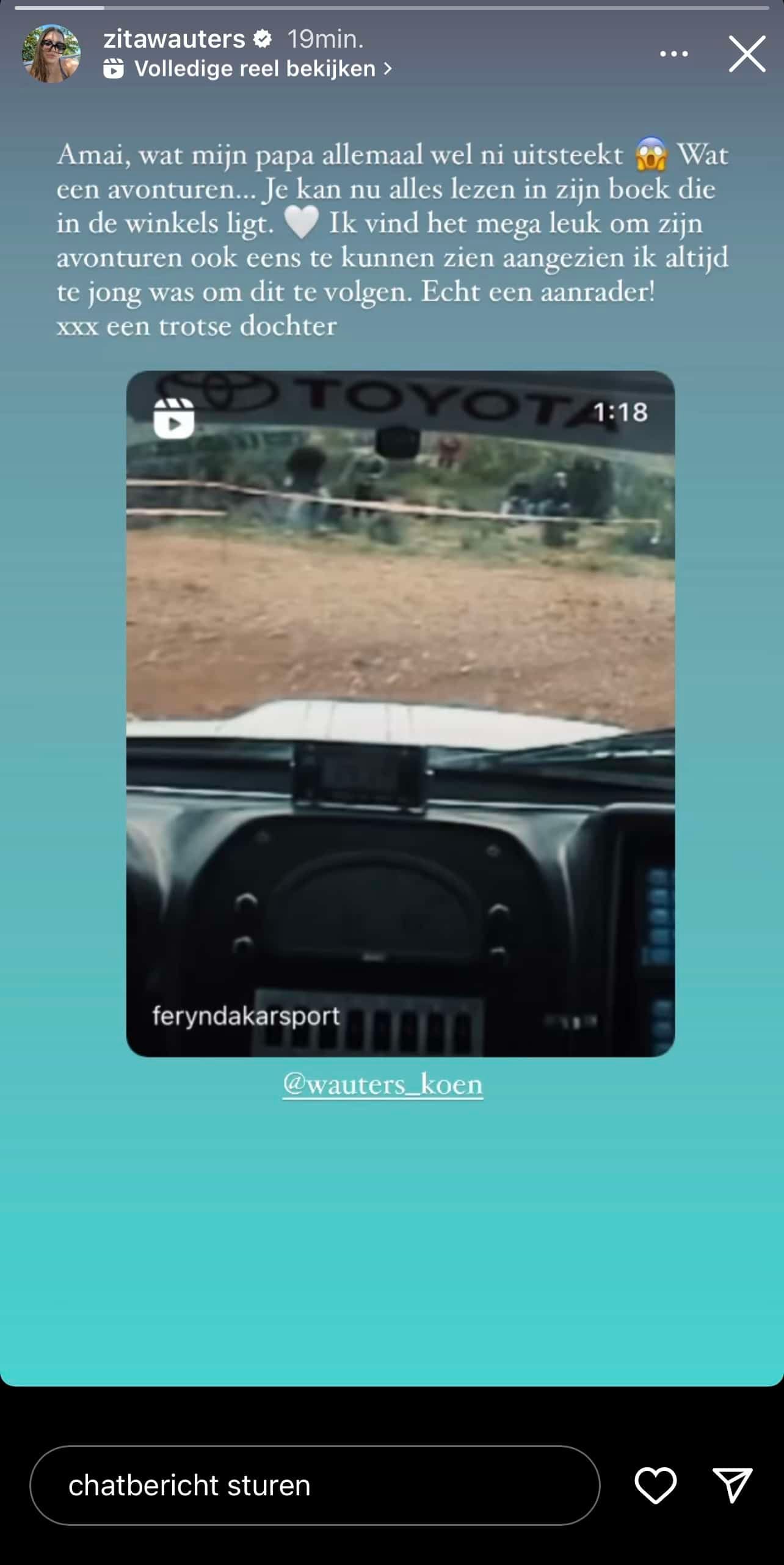 Zita Wauters moet wat kwijt over Koen Wauters: "Wat mijn papa allemaal wel niet uitsteekt..."